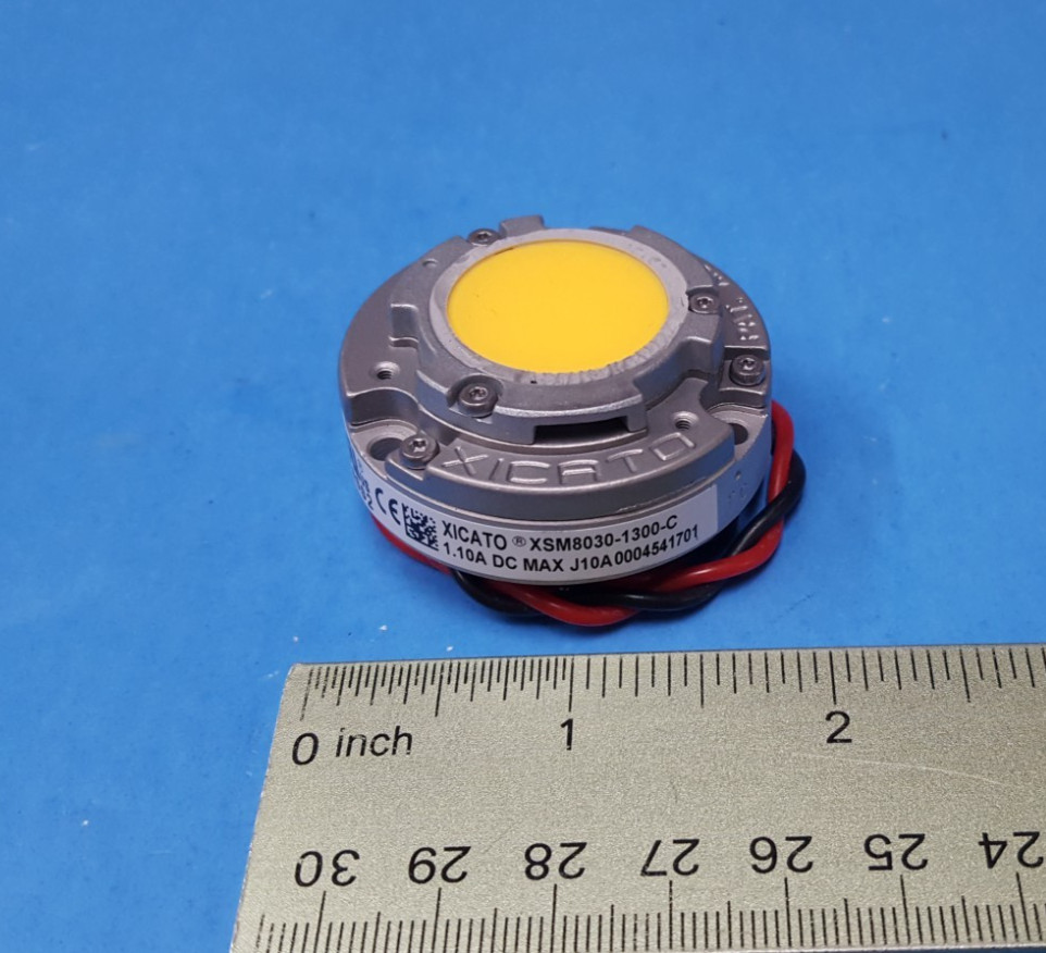 Power LED, Round LED, XSM8030-1300-C, 16VDC, 0.7Amp, 700mA, 11.3W, 1300lm, 3000K