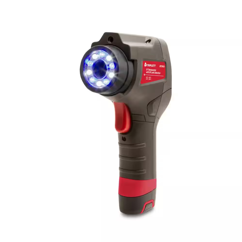 IR Thermometer with UV Leak Detection
