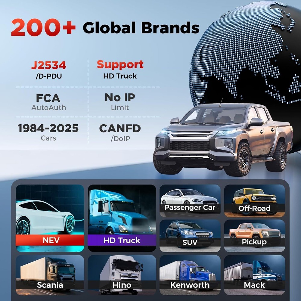 LAUNCH X431 PRO3S V+ ELITE PRO 5 Diagnostic Tool J2534 Programming Coding