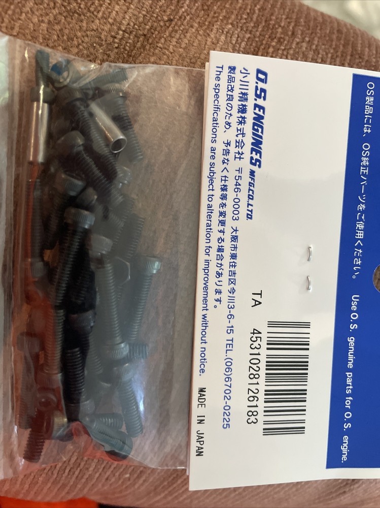 OS FT-120II,FT -160 SCREW SET NIP