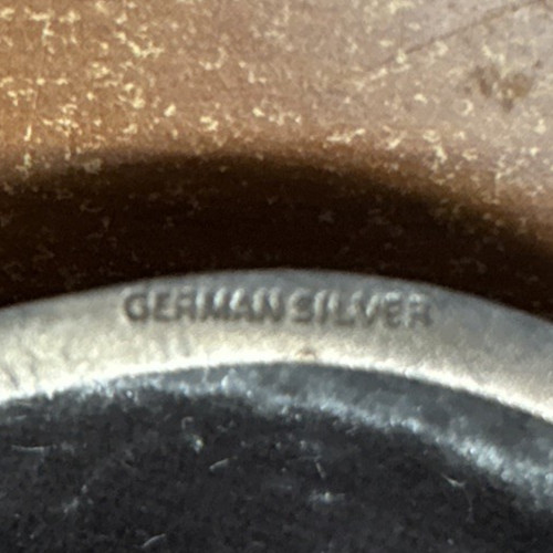 Vintage ANTIQUE German Silver Coin Purse Embossed