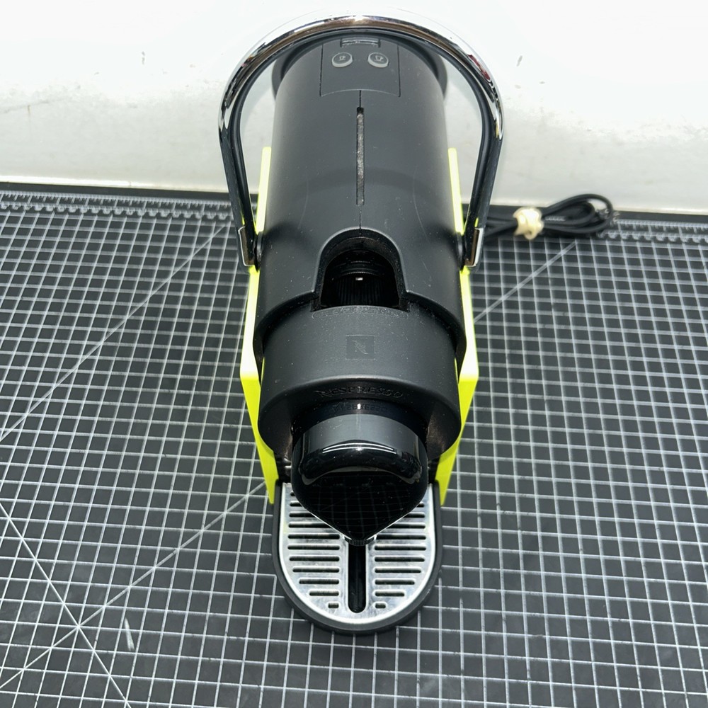 Rare Nespresso Pixie C60 C Neon Yellow Pod Espresso Machine Clean Tested