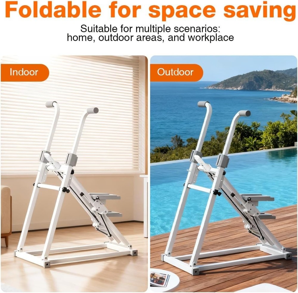 Foldable Stair Stepper Machine with Handles