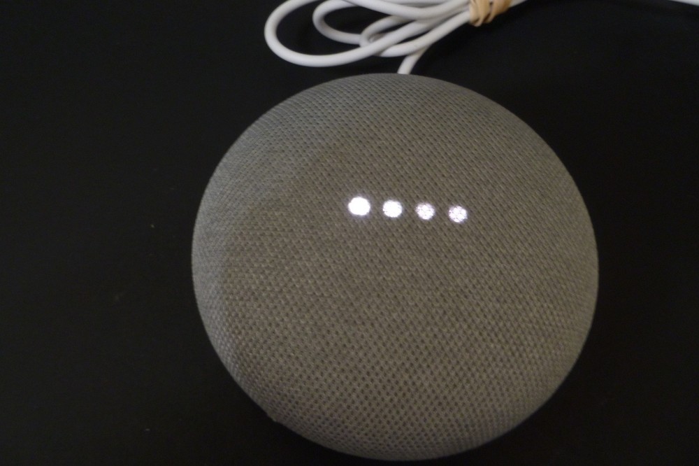 Google Home Mini - Model H0A - 1st Generation White w/ Power Cable - TESTED
