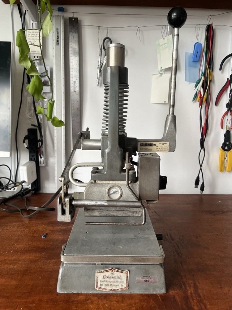 Goldsmith Hot Foil Stamp Embossing Machine