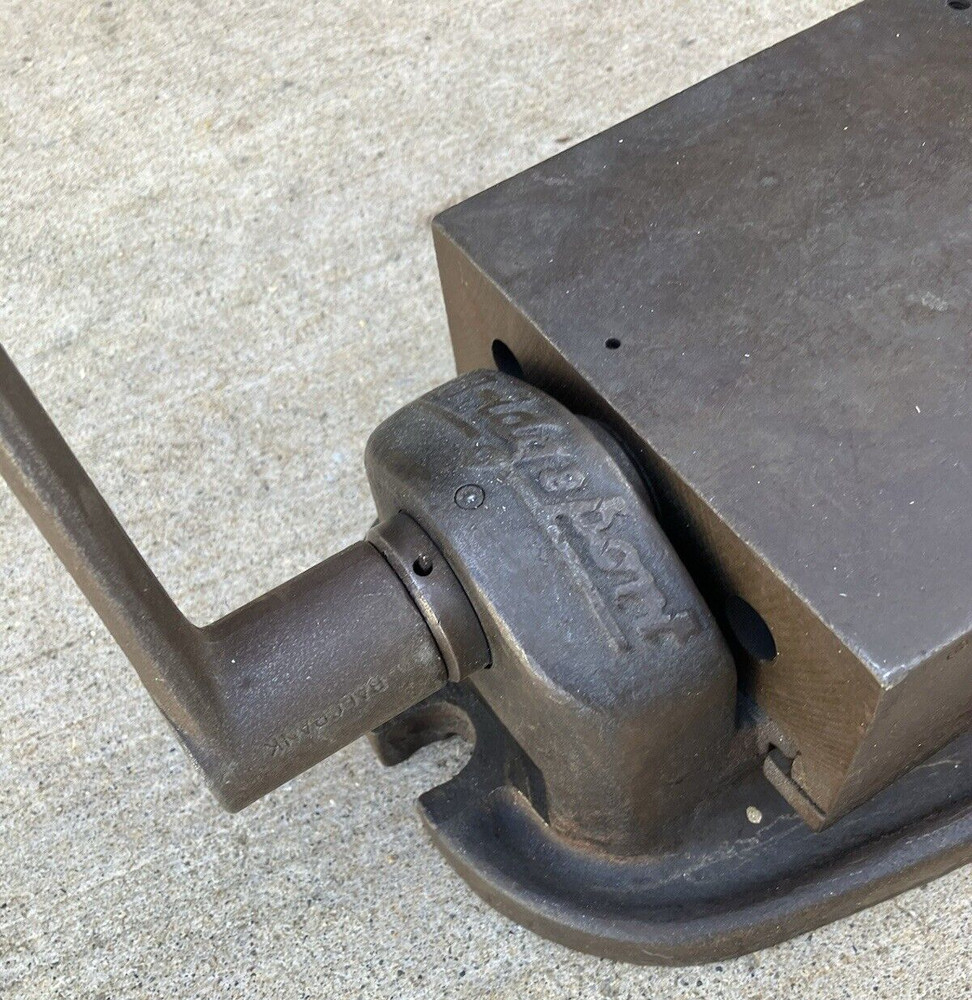 Bridgeport 6" Precision Machine Vise with Handle - 5 3/4" open - Nice