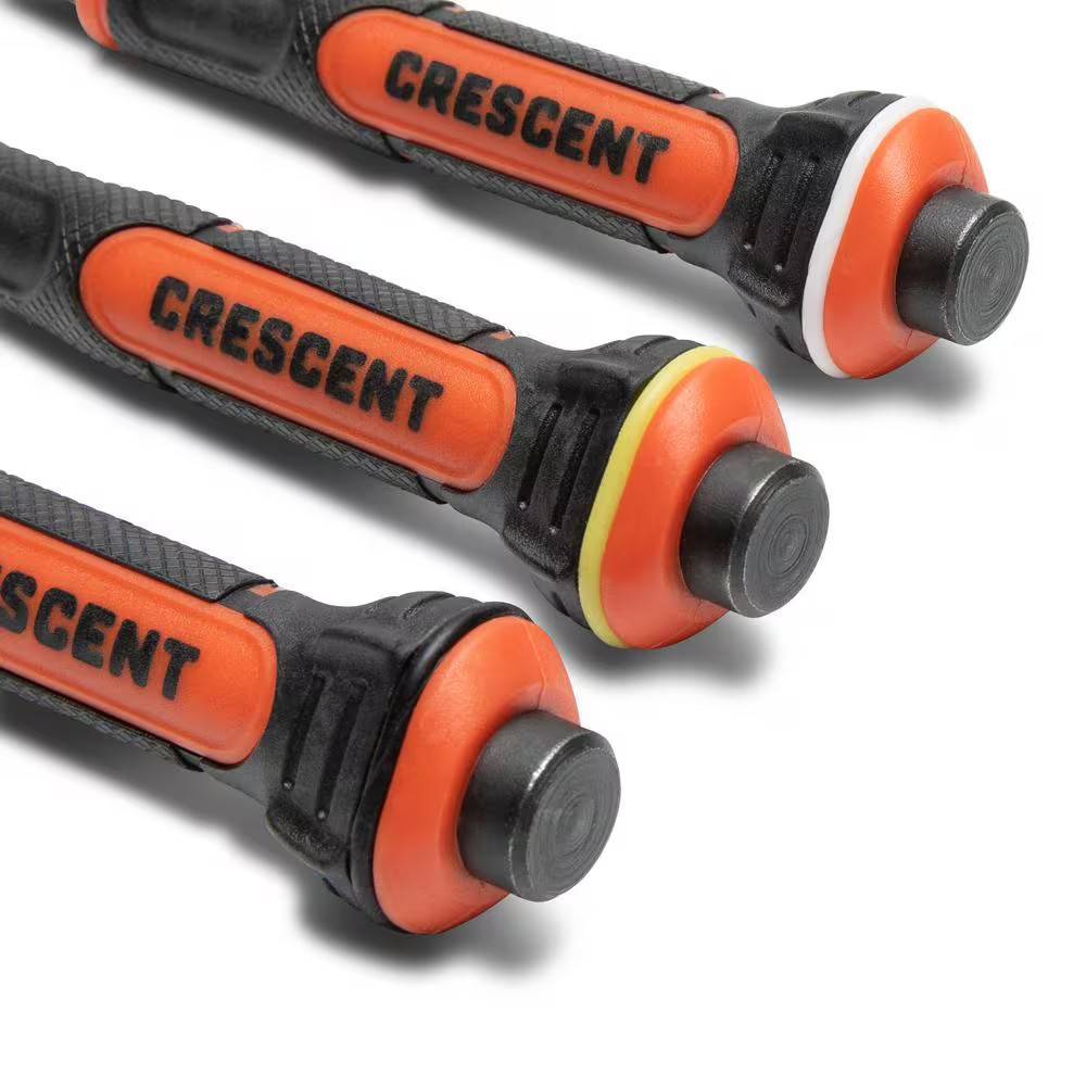 Dual Material Nail Punch Set (3-Pieces)