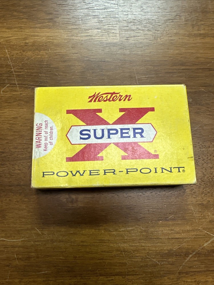 Western Super X Power Point 30-06 Springfield 150 Gr Empty Ammo Box With Insert