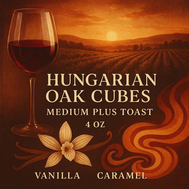 StaVin Hungarian Oak Cubes Medium Plus Toast 4 oz