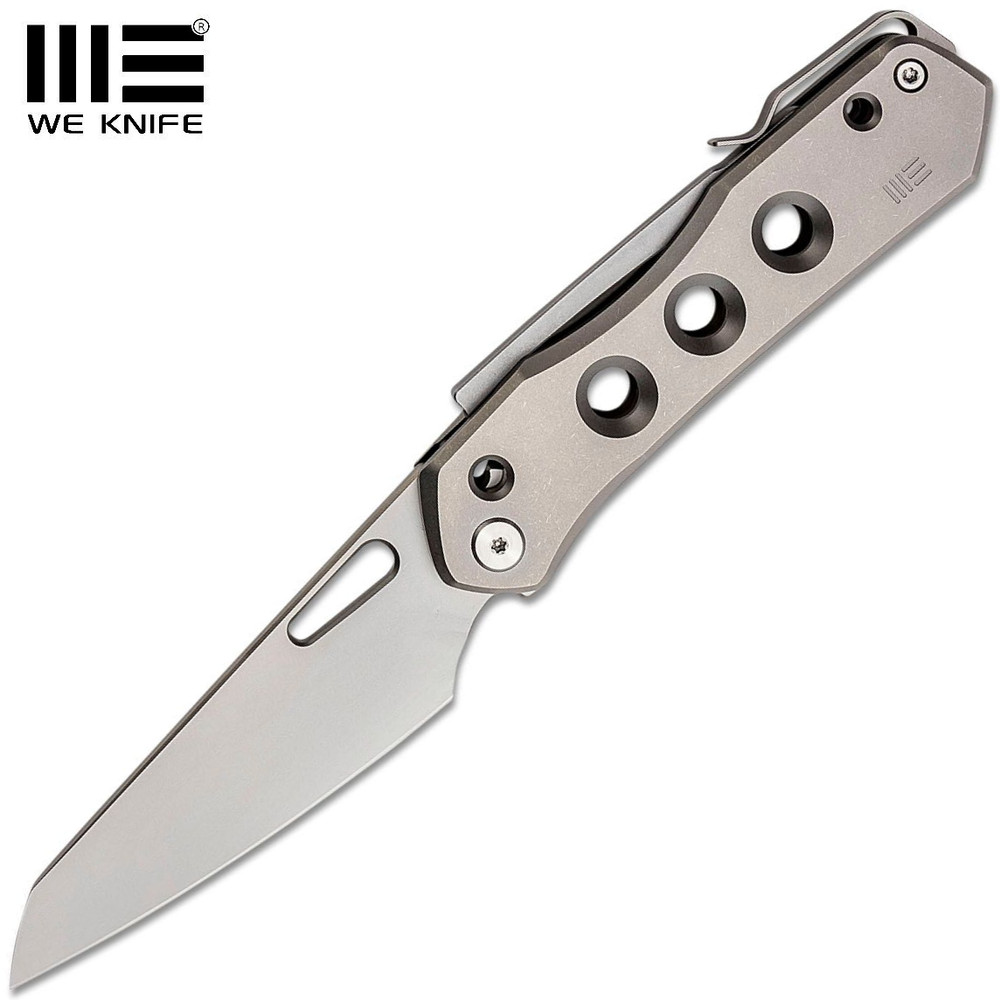 WE Vision R Superlock 20CV Bead Blasted Reverse Tanto Blade Gray Titanium