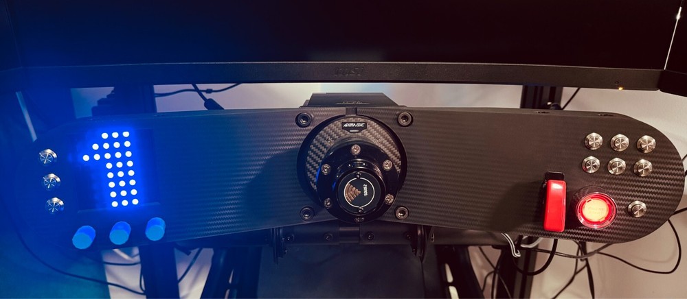 Sim Racing Button Box Dashboard - Wind Sim- Simagic - Fanatec - Asetek