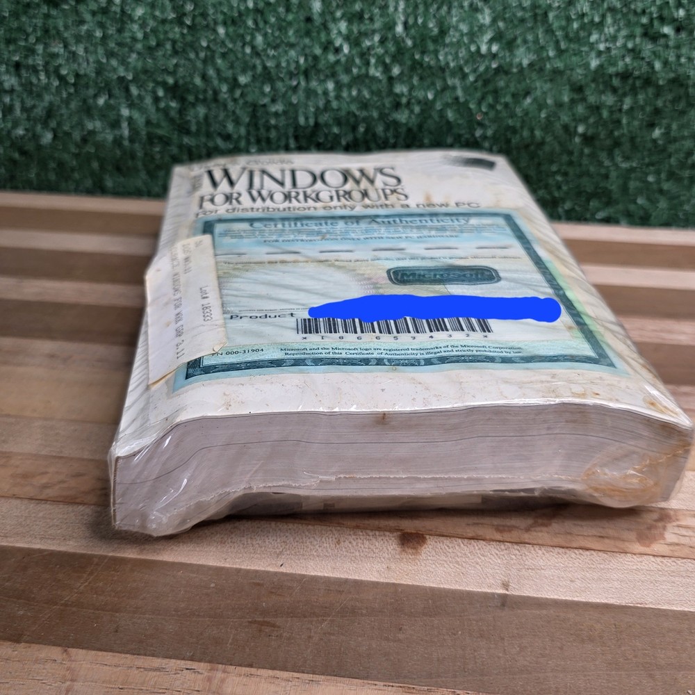 Microsoft MS-DOS 6.22 and Windows for Workgroups (V.3.11) Full Version