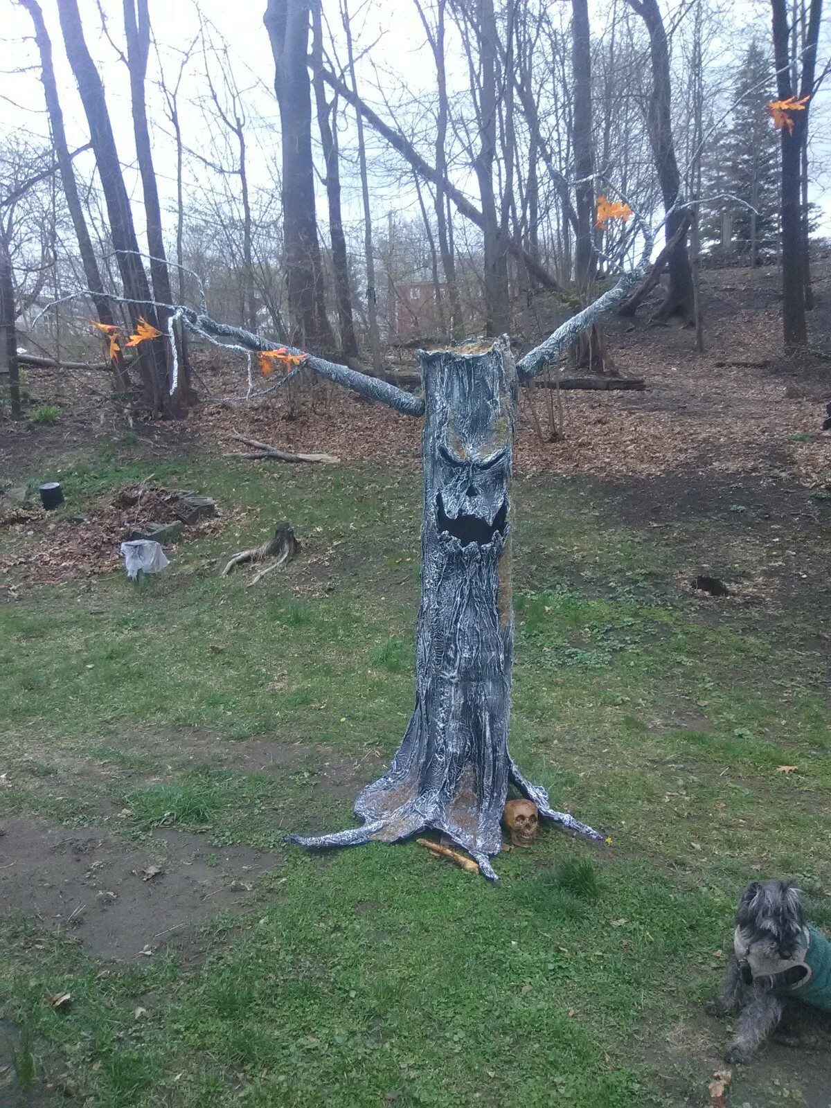 HAUNTED GLOWING HALLOWEEN TREES Halloween Props, OOAK by: MADMAT