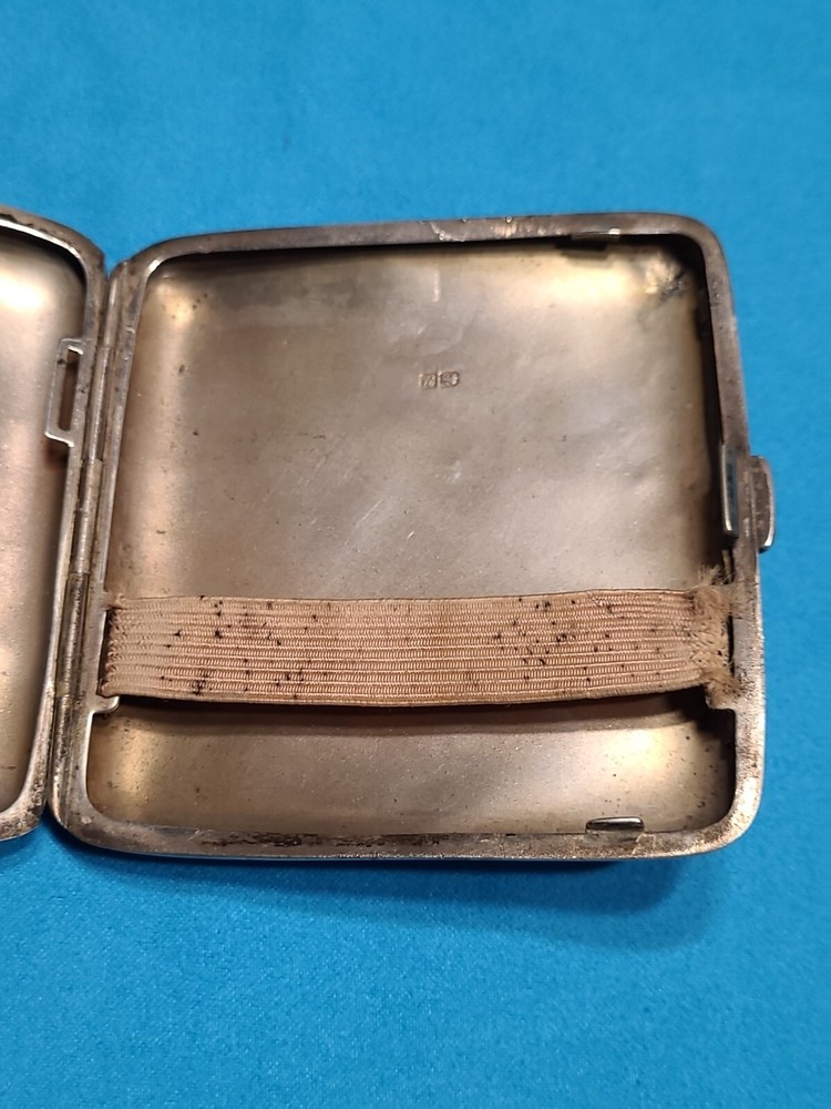 Silver Cigarette Case, 1924 , E J Trevitt & Sons , Chester