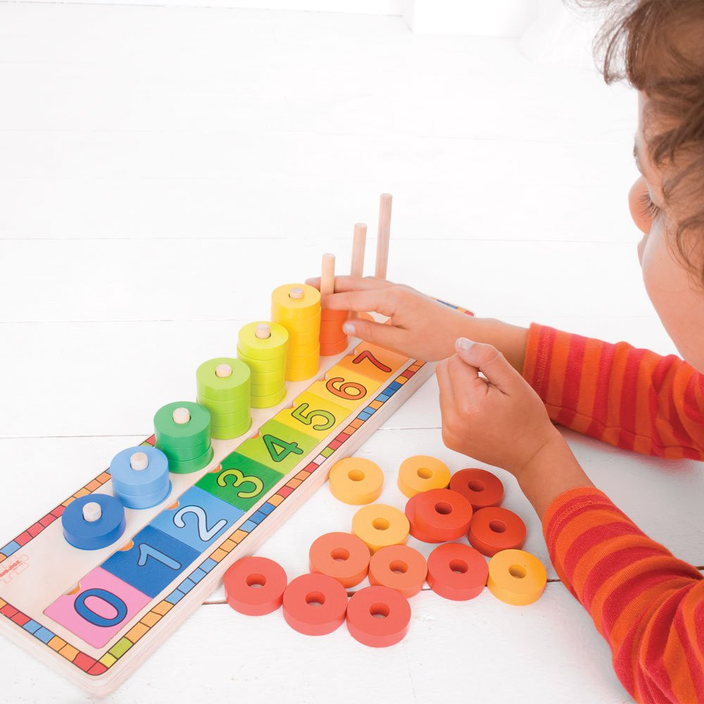 Wooden Learn to Count Stacking Toy