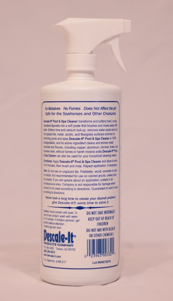 Descale-It Pool & Spa Cleaner 32 Fl Oz