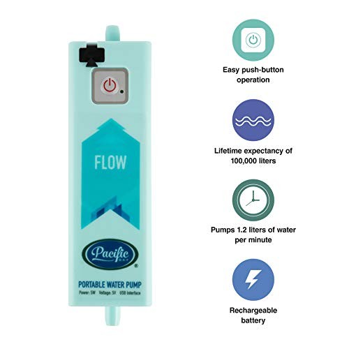 Portable Automatic Pump/Water Filtration System - for Camping Without Filter