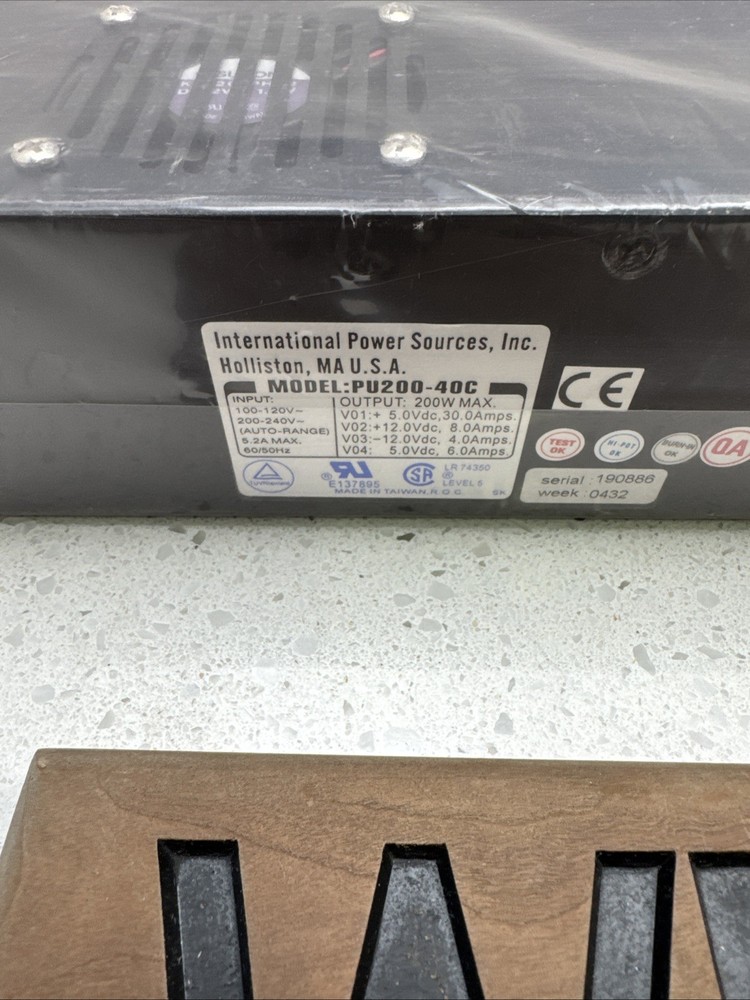 INTERNATIONAL POWER PU200-40C