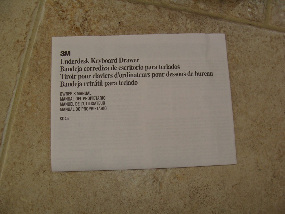 3M UNDERDESK KEYBOARD DRAWER