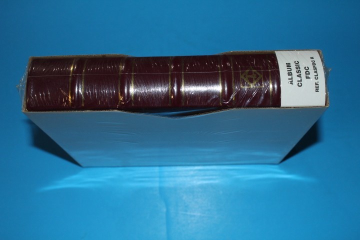 Lighthouse Classic FDC Ring binder inc dustcase Burgundy Red BlueLakeStamps NEW