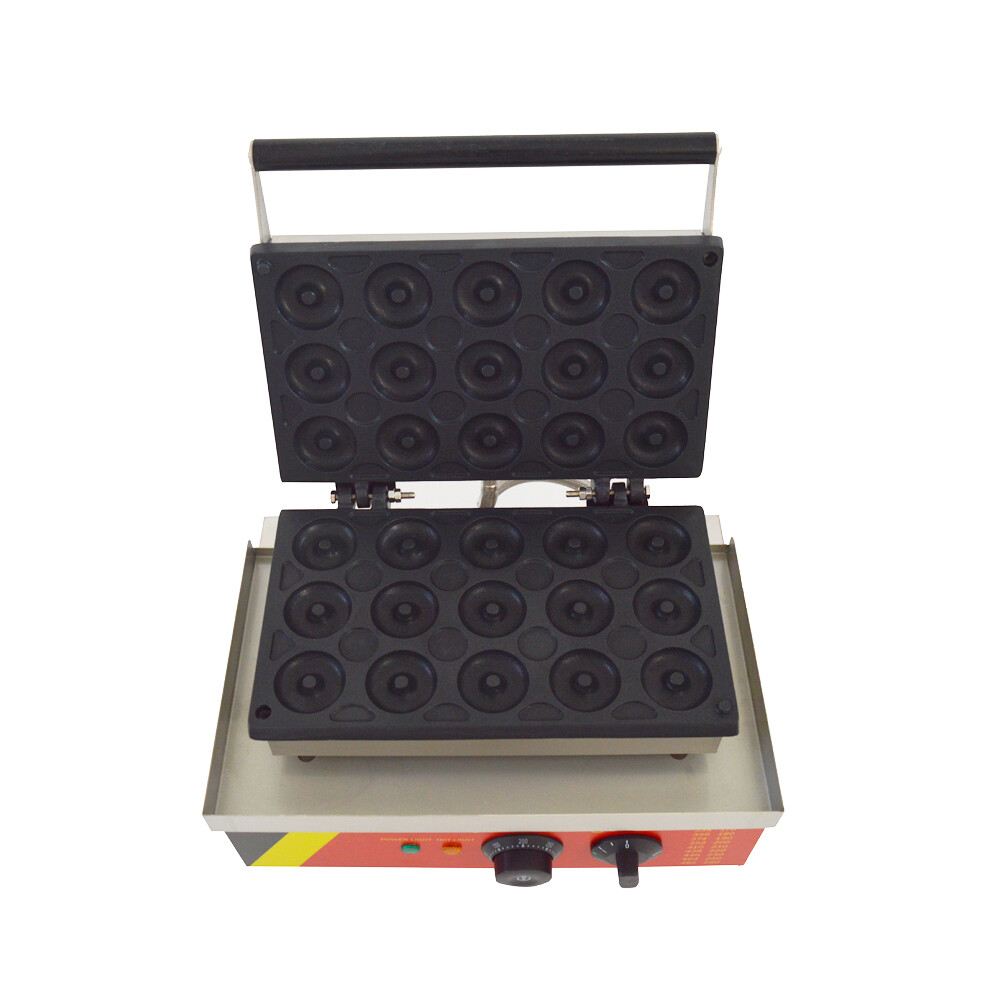 110V Electric Donut Maker Waffle Machine Doughnut Making Machine 15 Donuts