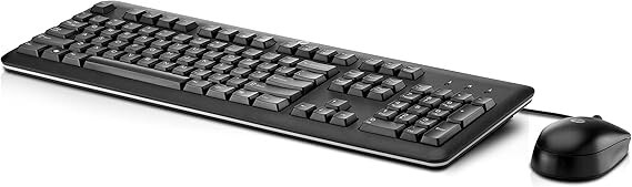HP Keyboard USB Wired, Mouse, Mousepad Kit US - OPEN BOX
