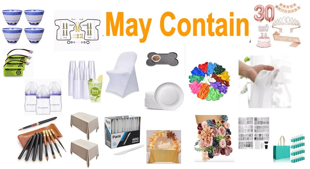 Surprise Amazon, Walmart, etc Return Package/Box Value $100+ (8-10 items)