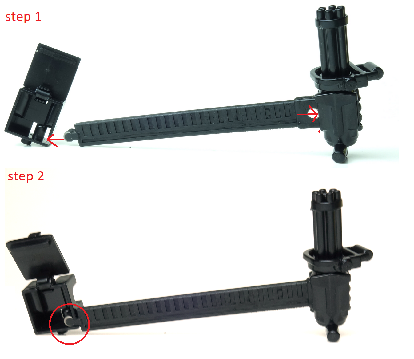 Custom Heavy Gunner minigun soldier made with real LEGO® minifigure