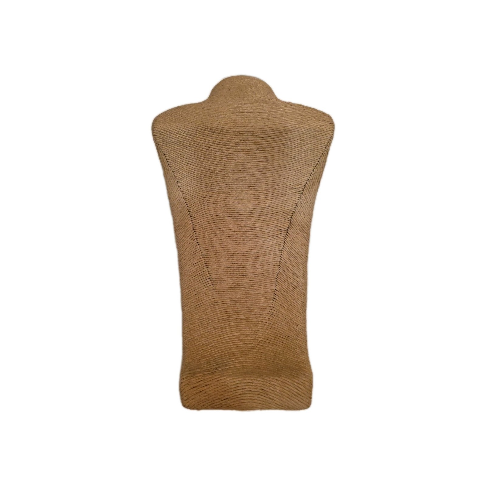 Tan Twine Necklace Display Stand Fashion Necklace Display 14" Tall