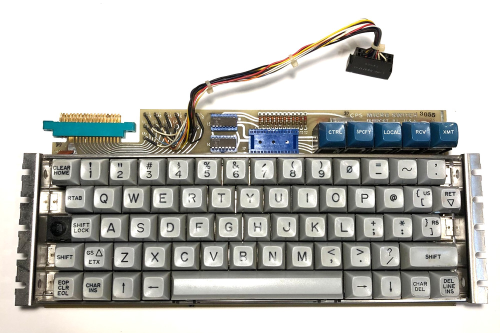 Vintage Micro Switch Keyboard Model SW-10968 (Untested)