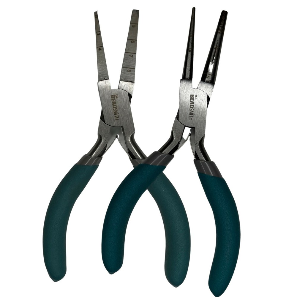 The Beadsmith SquareRite / LoopRite Wire Looping Plier Set - Create 2-8mm Loops