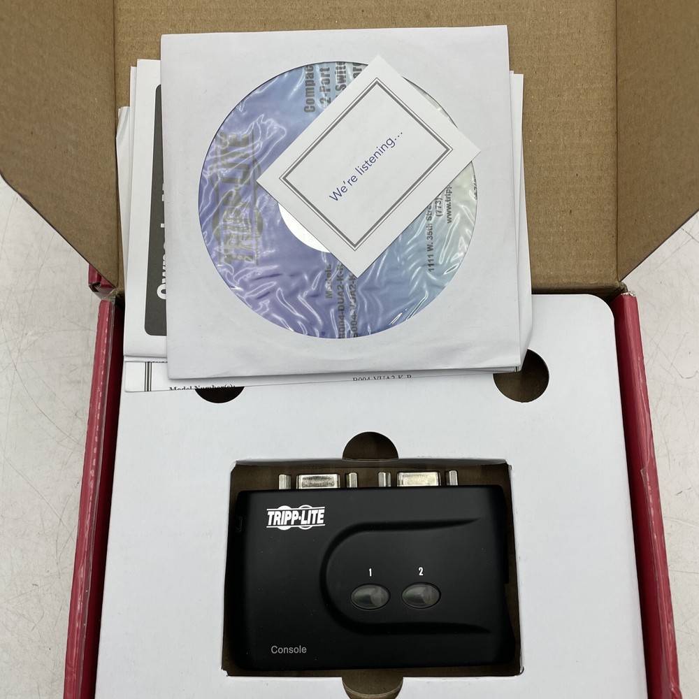 Tripp-Lite Compact USB KVM Switch with Audio MW1D4