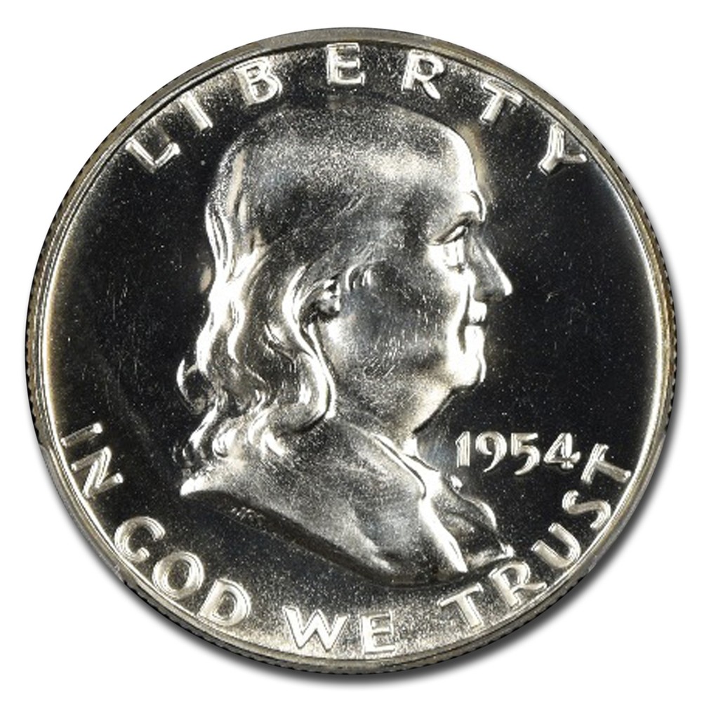 1954 Franklin Half Dollar PR-66 PCGS