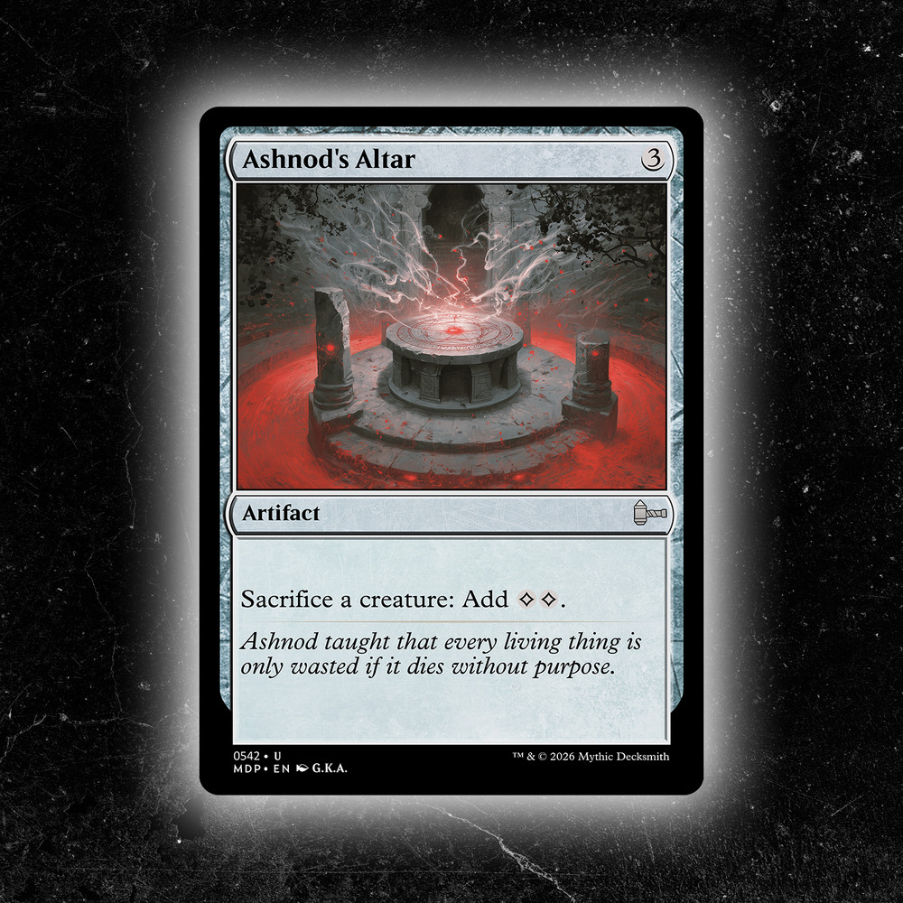 Ashnod's Altar - Custom MTG Commander / Playtest Card