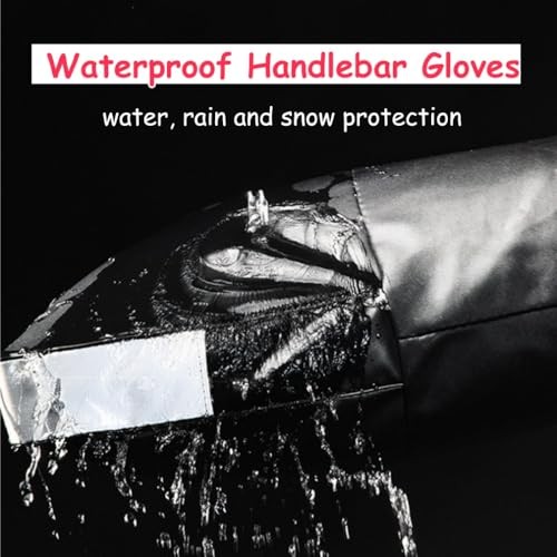 Motorcycle Handlebar Gloves Windproof Waterproof Universal+Extended cuff