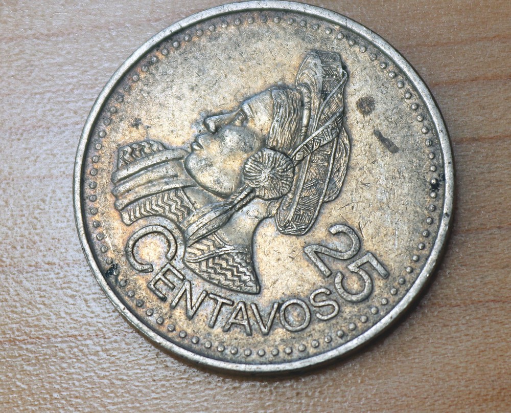 2000 Guatemala 25 Centavos