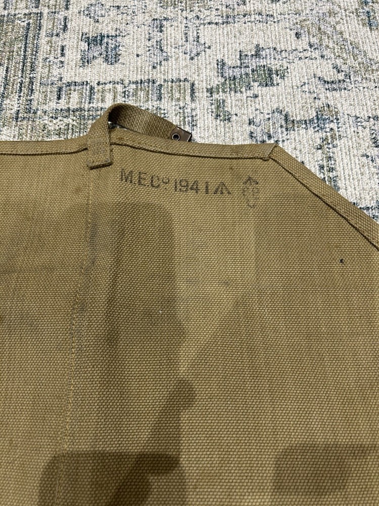 WW2 British Army Royal Artillery Plotting Board Canvas Bag ~ M.E.Co. 1941