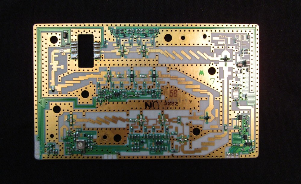 Sample Microwave Stripline Filter PCB Educational UHF GHz Microstrip Bandpass