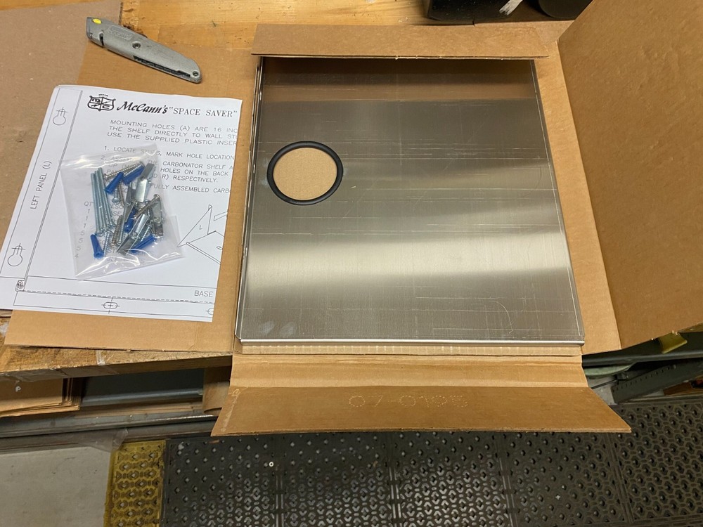 Wall mounted shelf, Multiplex part 16-1480