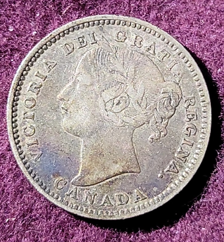 1901 Canada 10 cent silver - Solid VF stk#L13