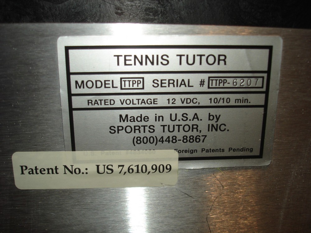 Tennis Tutor Plus Player Tennis Ball Machine with Multi-Function Wireless Remote