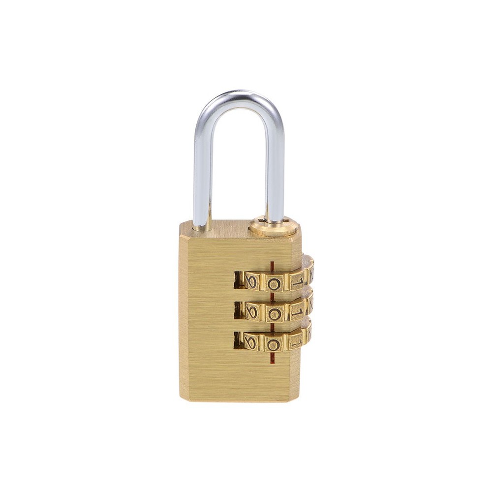3 digits combination lock brass locks 3mm diameter cricket