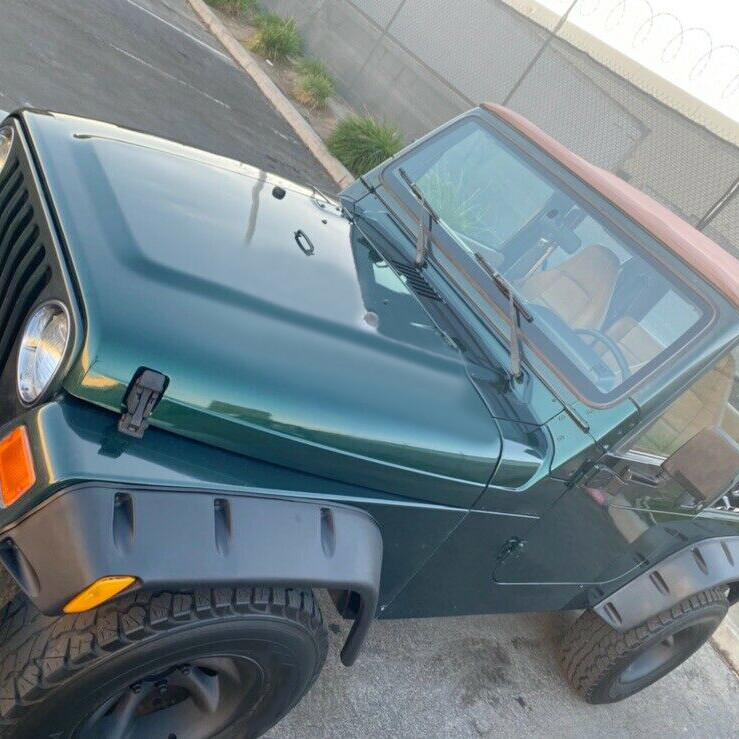 6 pcs for 97-06 Jeep Wrangler TJ 7" Wide Black Pocket Extended Fender Flares Kit