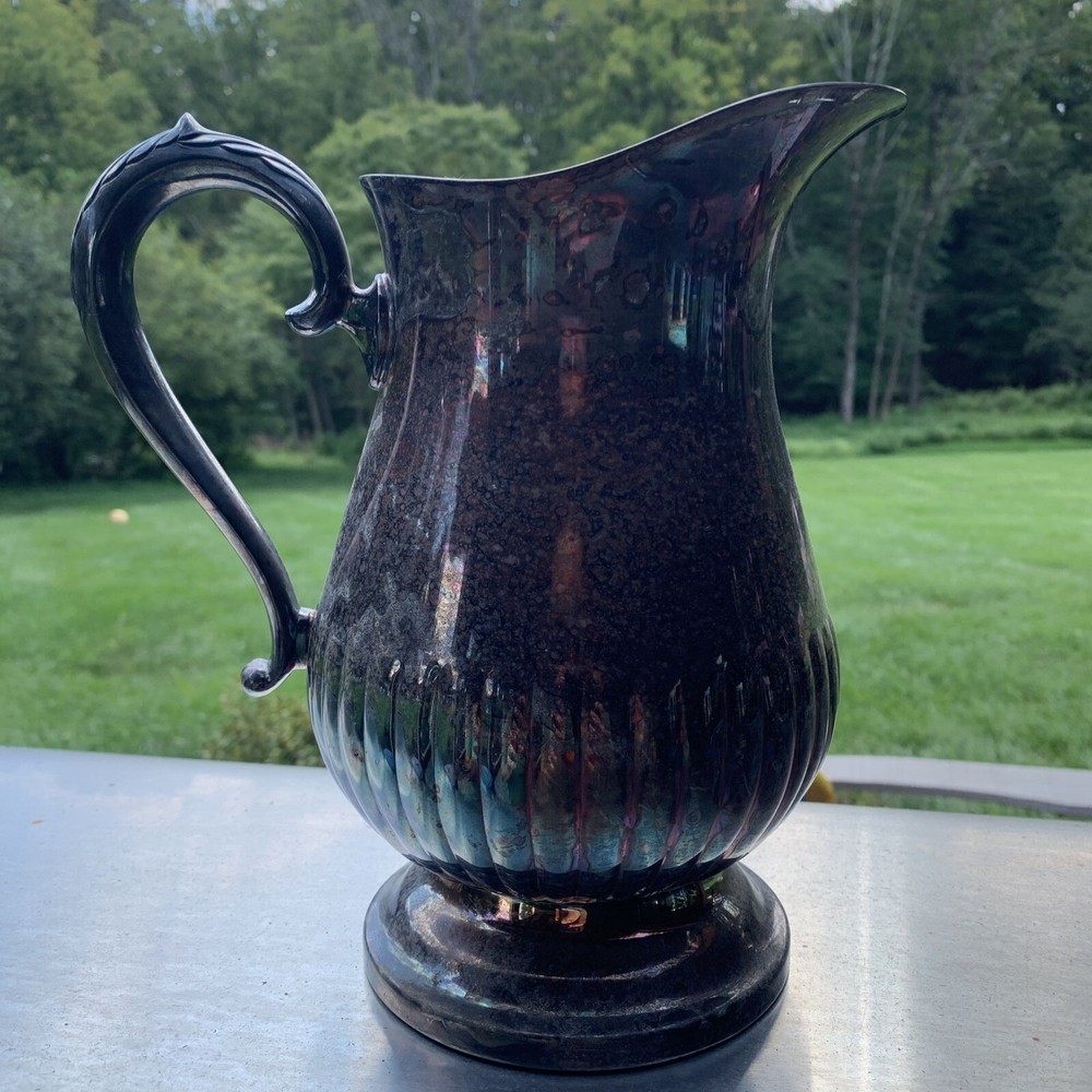 Vintage Towle Silverplate 5881 Footed Serving Pitcher