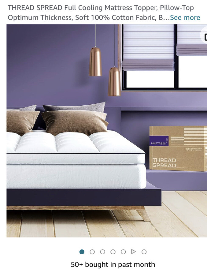 Thread Spread Mattress Topper