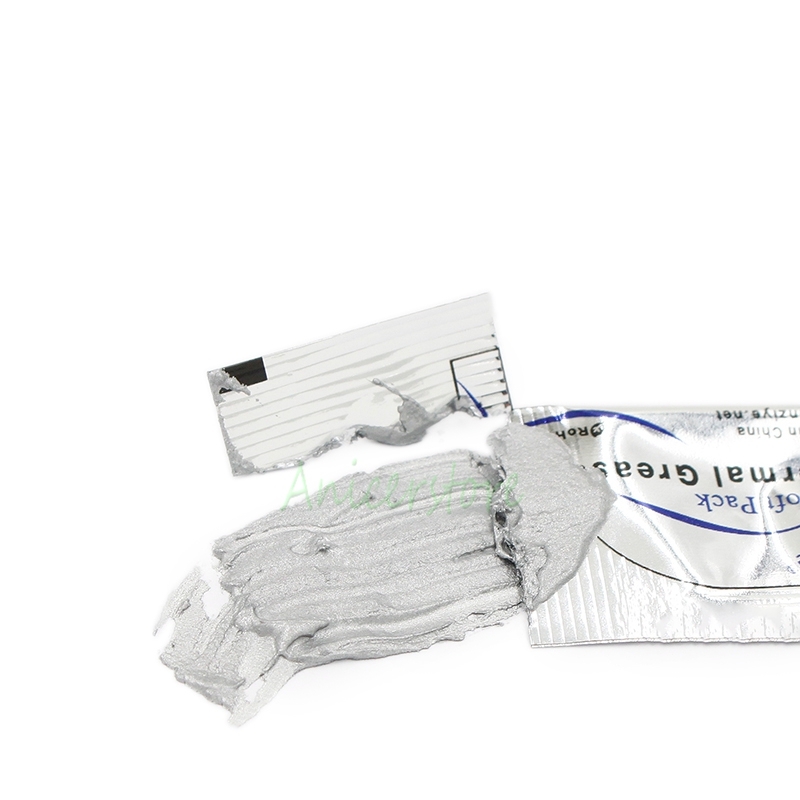 1000pcs Silver Soft Pack Silicone Thermal Grease Compound For CPU Cooler GPU LED