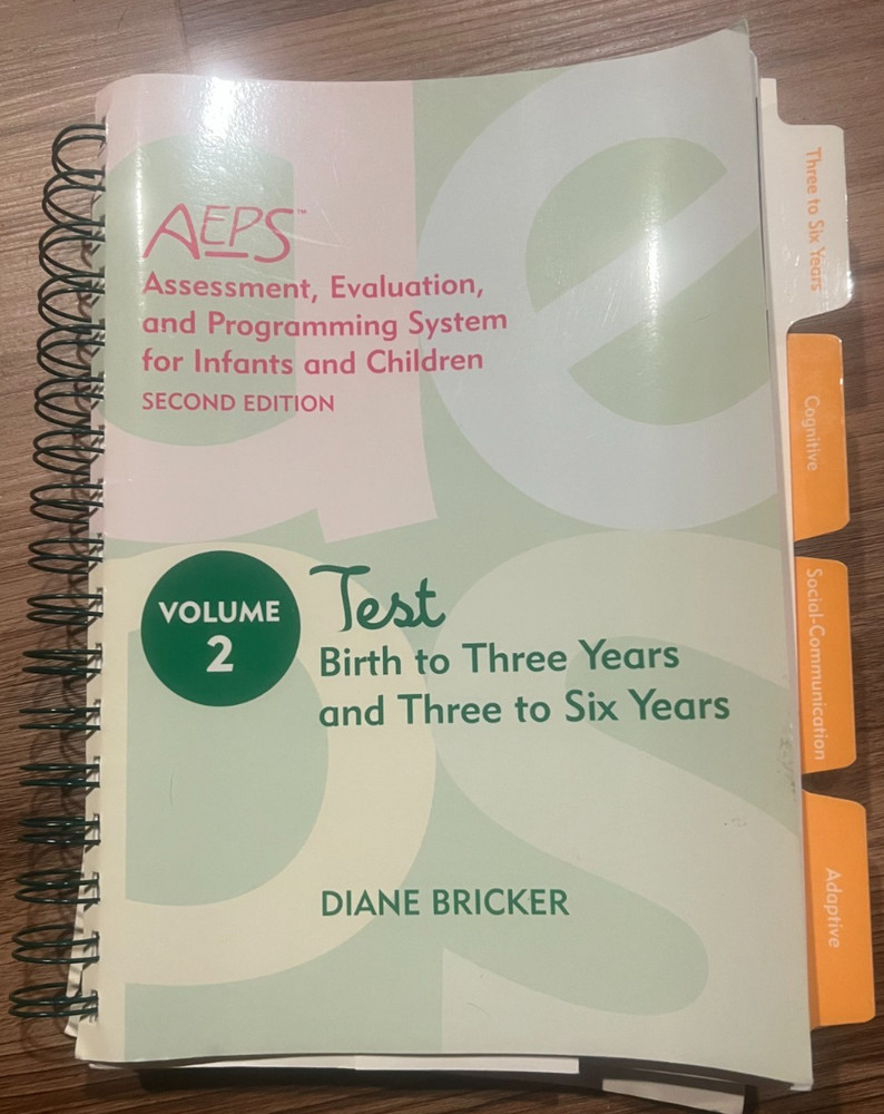 AEPS 2nd Edition Complete 4-Volume Set — Admin Guide + Test + Curriculum Birth-3