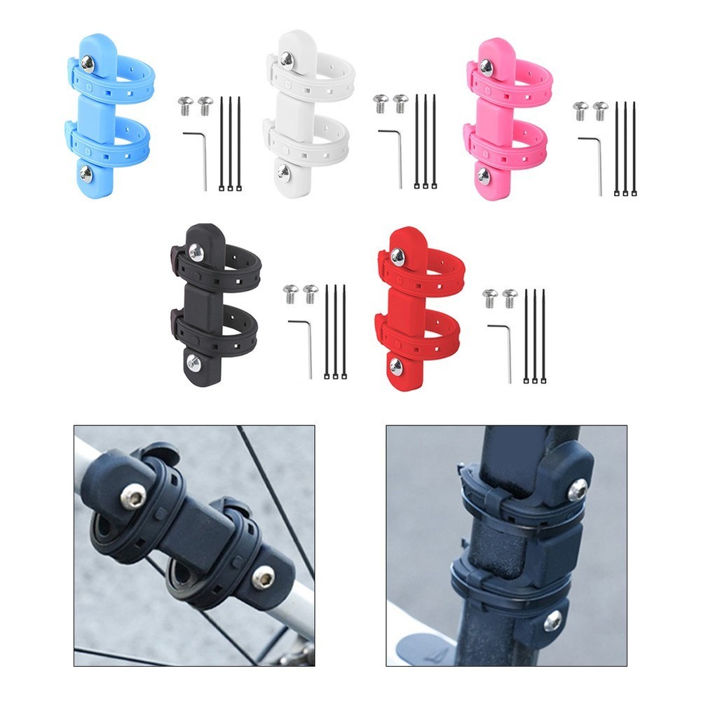 Bicycle Mounting Base for Bottles Featuring Flexible Installation Options