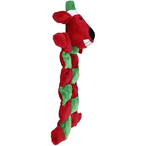 Multipet Loofa Christmas Squeaker Mat 12", Assorted