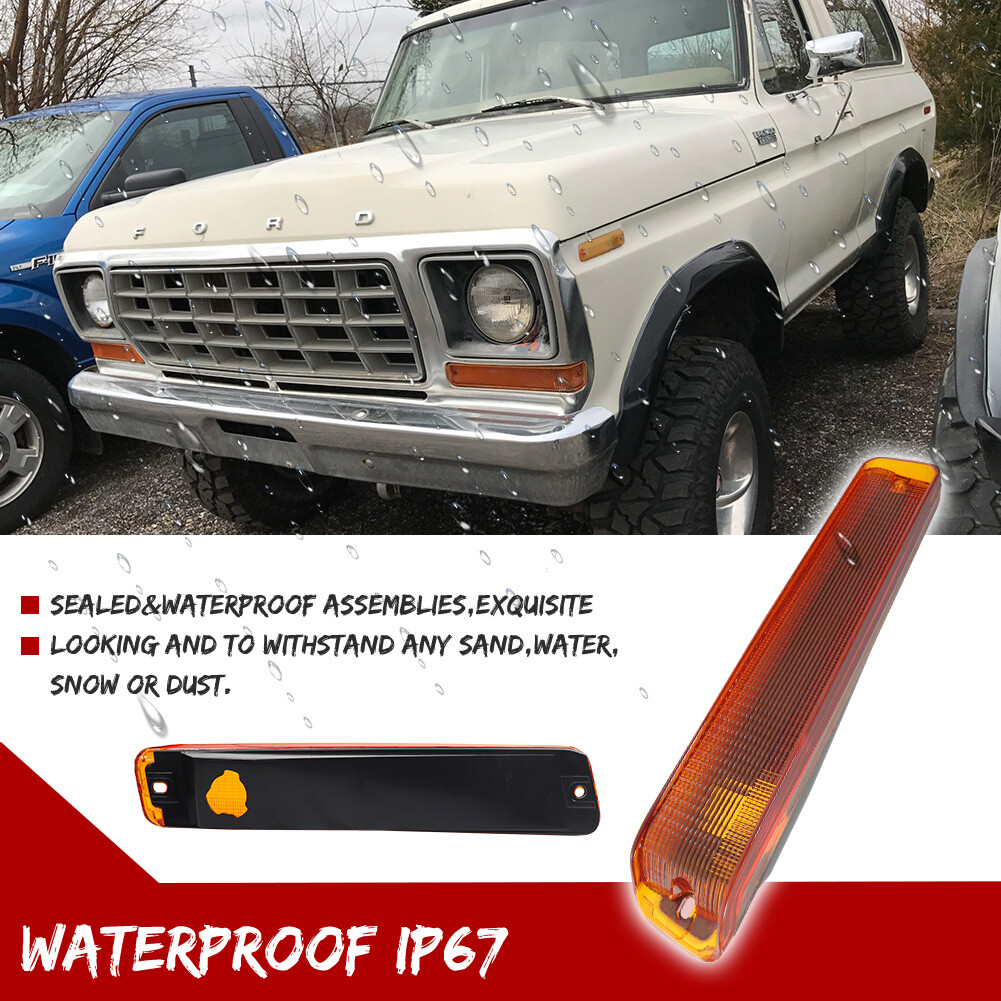 8pcs For FORD F100 F150 F250 E150 Truck 1973-1979 Tail Light Front & Side Marker